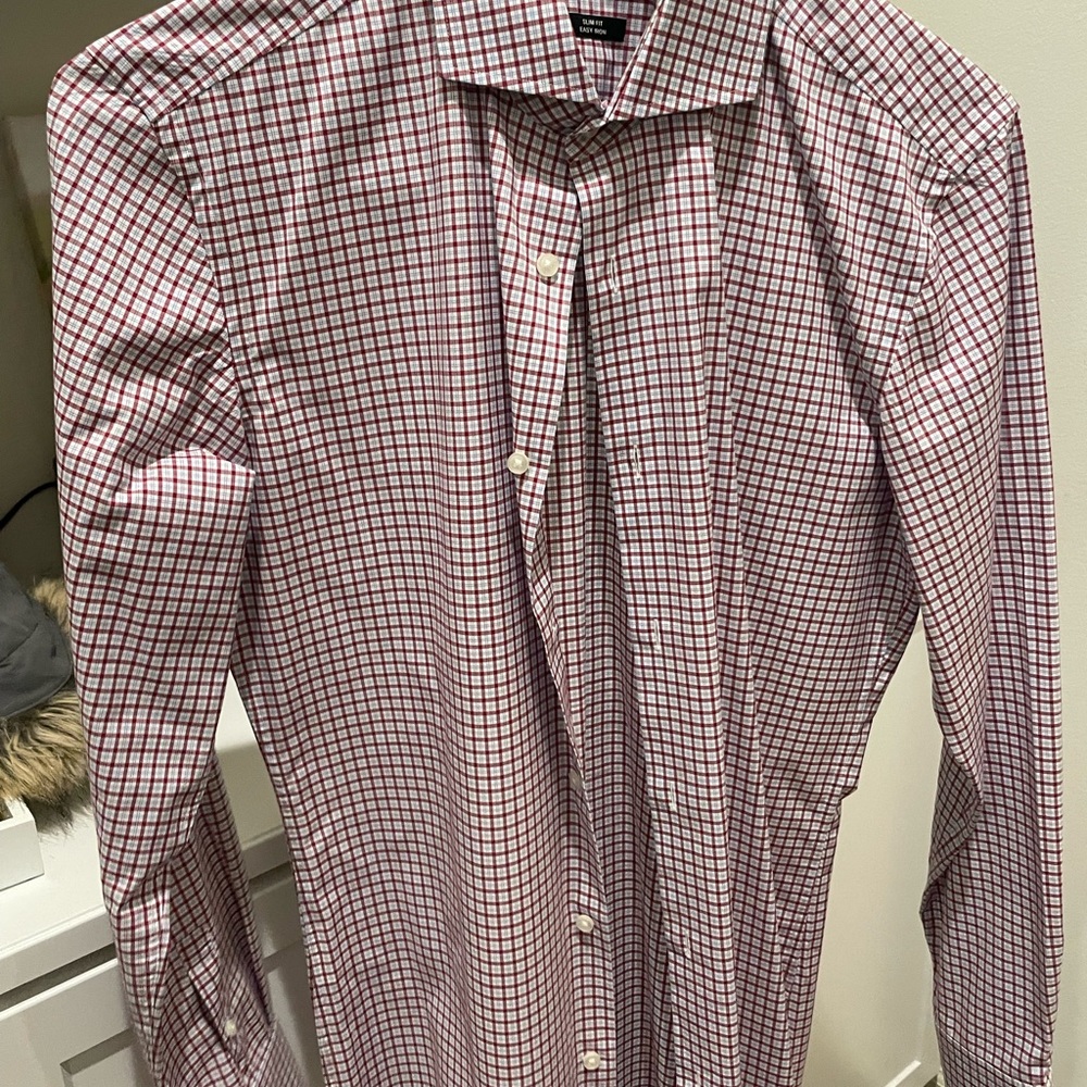 Used long sleeve boss dress shirt